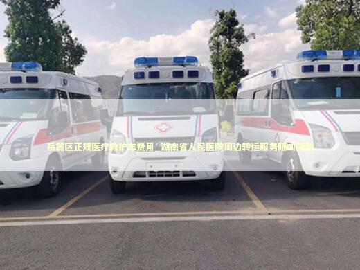 岳麓区正规医疗救护车费用_湖南省人民医院周边转运服务随叫随到